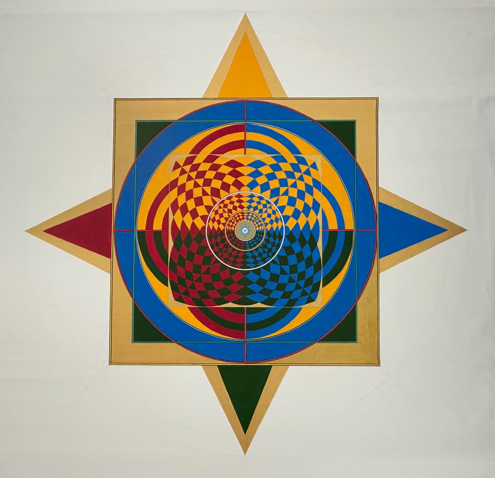 The eight-pointed gold star complete