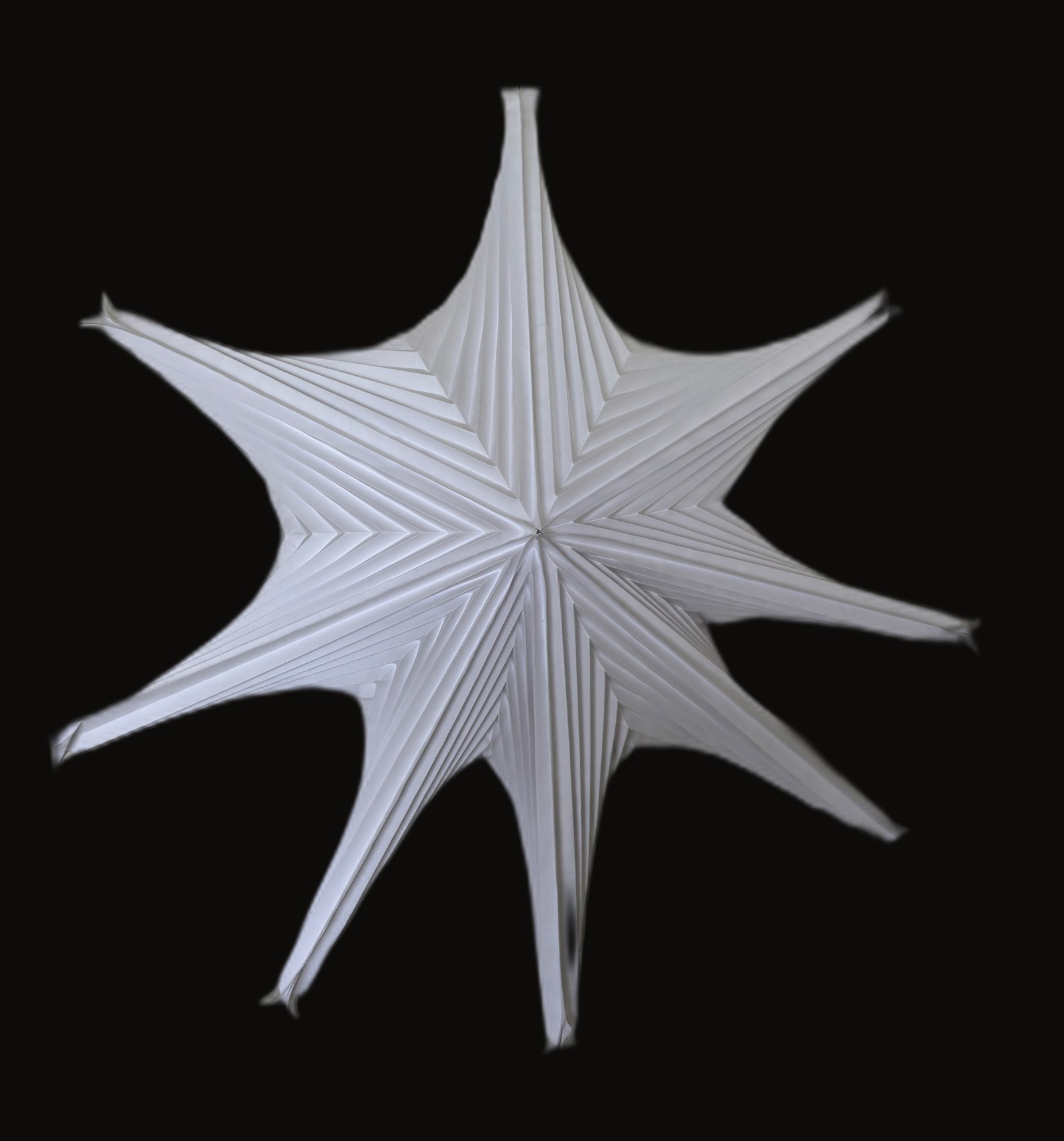 Eight-Pointed Star — folded paper and resin